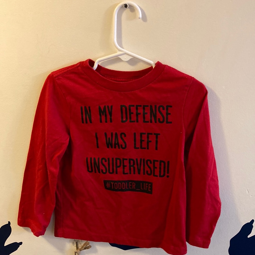 The Childrens place long sleeve graphic tee toddler boys 2T